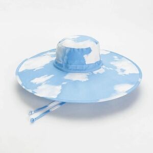 NWT BAGGU Packable sun hat Cloud print